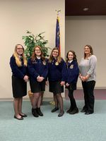 WCMS FFA Members Present Projects to Board Members