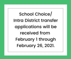 School Choice/Intra District Transfer Applications