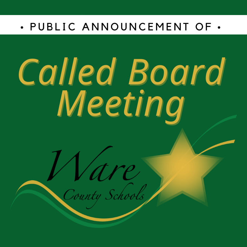 Public Announcement of Called Board Meeting