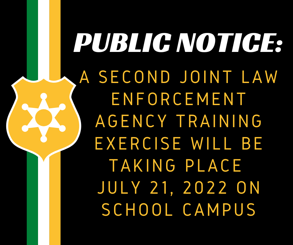 Law Enforcement Agency Training Continues 7/21/22