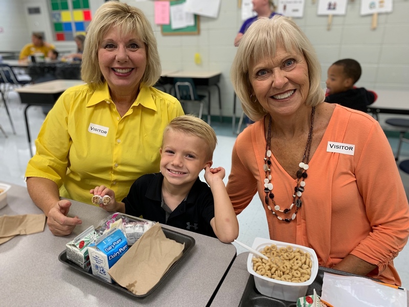 Max W. with his grandmothers